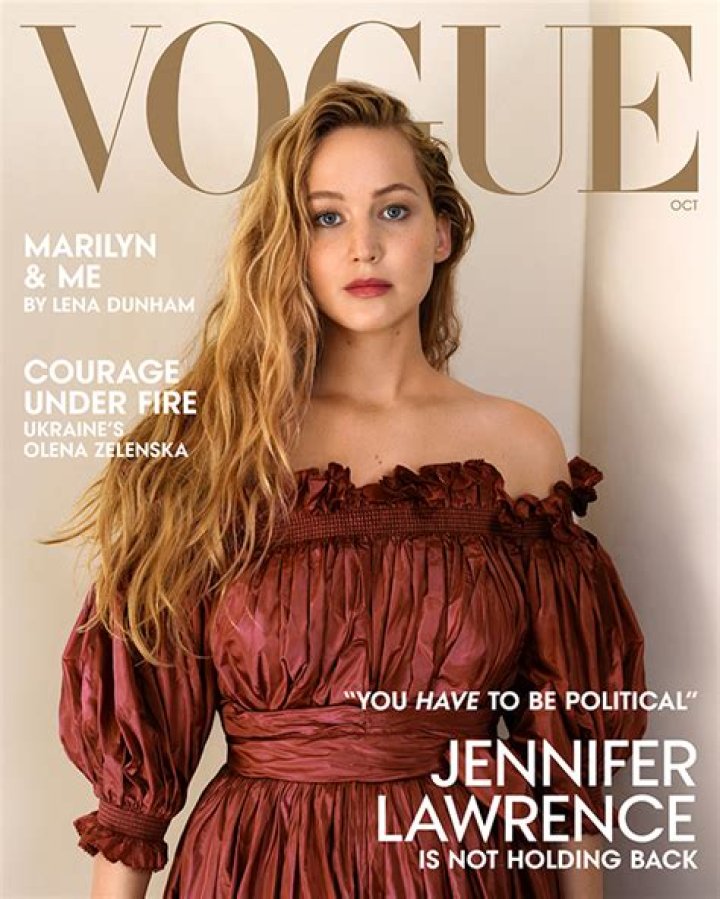Jennifer Lawrence’s Dress & Beach Waves On ‘Vogue’ Cover: Photos – Hollywood Life